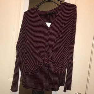 Out From Under Jojo Oversized Button-Front Top